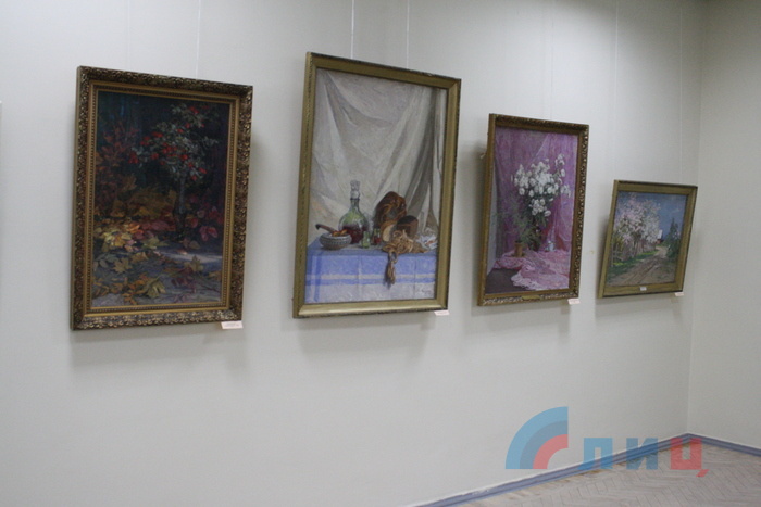 Выставка, посвященная 100-летию художника Вольштейна, Луганск, 19 февраля 2016 года