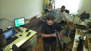 Сотрудники ГТРК ЛНР на тренировке отработали действия при условном обстреле со стороны ВСУ