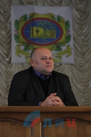 Встреча главы ЛНР Игоря Плотницкого со студентами ЛГМУ, Луганск, 19 октября 2015 года