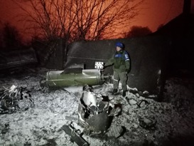 Взрыв в Ровеньках стал результатом удара ракетой комплекса "Точка-У" - СЦКК