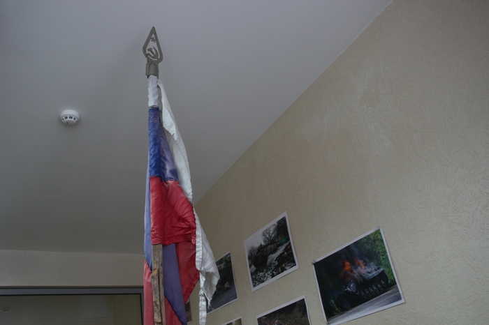 Выставка доказательств преступлений ВСУ на Донбассе, Луганск, 11 января 2016 года