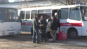 Эвакуированные в Абхазию дети и жены сотрудников МЧС ЛНР вернулись в Республику