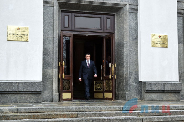 Церемония вступления Леонида Пасечника в должность главы ЛНР, Луганск, 21 ноября 2018 года