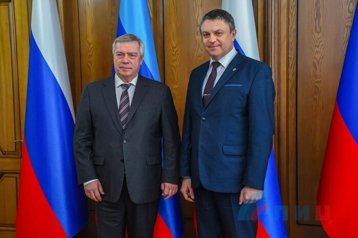 Подписание соглашения о сотрудничестве между ЛНР и Ростовской областью, Луганск, 11 февраля 2023 года