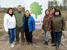 Более пяти тыс. саженцев высадили в рамках акции "Сохраним лес" в Старобельском районе