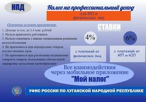 Народный Совет принял закон о применении в ЛНР налога на профессиональный доход