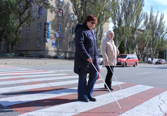 Акция "Безопасный путь", Луганск, 13 октября 2015 года