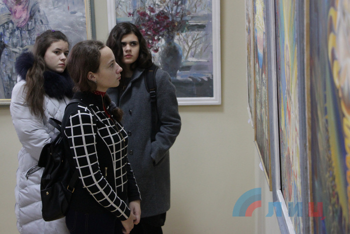 Выставка в честь 60-летия Союза художников, Луганск, 23 ноября 2017 года