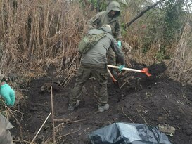 Группа по розыску захоронений обнаружила в Попасной останки брошенных ВСУ бойцов