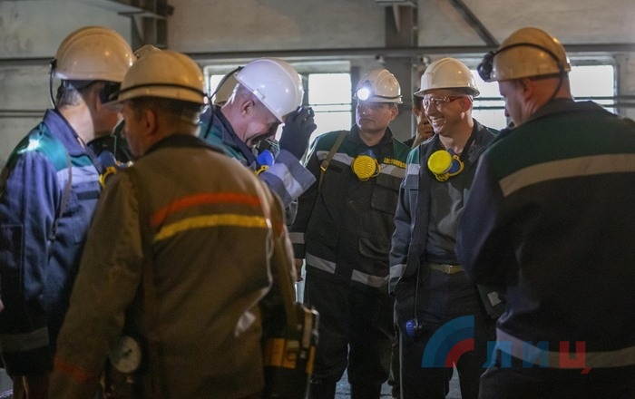 Ввод в эксплуатацию новой лавы на шахте имени Баракова РТК "Востокуголь", Краснодон, 23 июля 2021 года