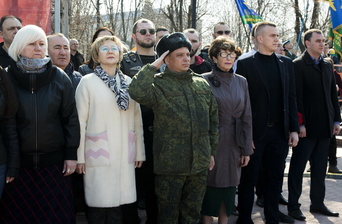 Митинг, посвященный пятой годовщине взятия здания СБУ, Луганск, 6 апреля 2019 года