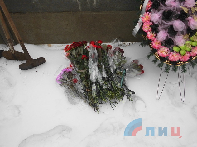 Похороны комбата Липицкого, погибшего 20 января в бою за 31-й блокпост
