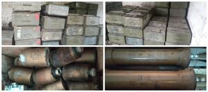Сотрудники МВД изъяли из тайника в здании бывшей фермы у Крымского более 500 боеприпасов
