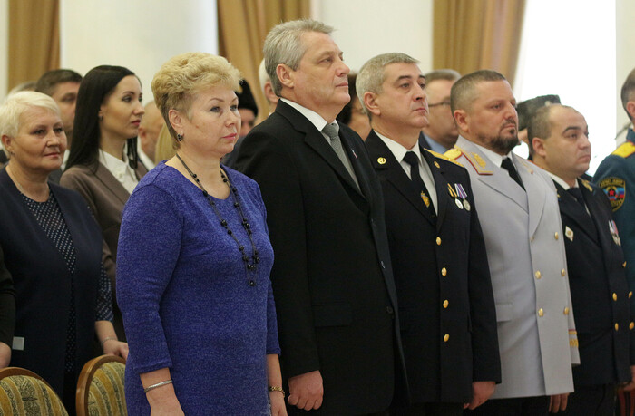 The inauguration of Leonid Pasechnik, Lugansk, November 21, 2018