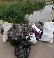 Жители Алчевска в рамках акции очистили от мусора два городских пруда – мэрия