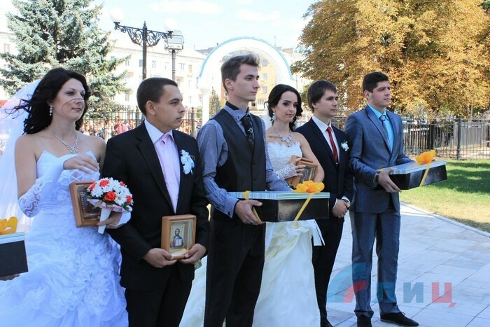 Бал молодоженов, Луганск, 12 сентября 2015 года