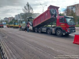 Вологодские специалисты отремонтировали в Алчевске 2,2 км дорог