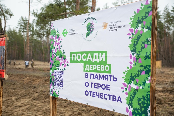 Старт акции "Сад памяти", Станично-Луганский район, 18 марта 2023 года