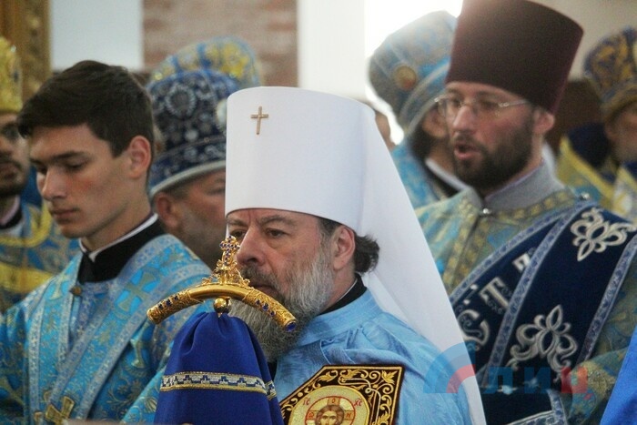 Торжественное богослужение в честь Луганской иконы Божией Матери, Луганск, 13 июня 2020 года
