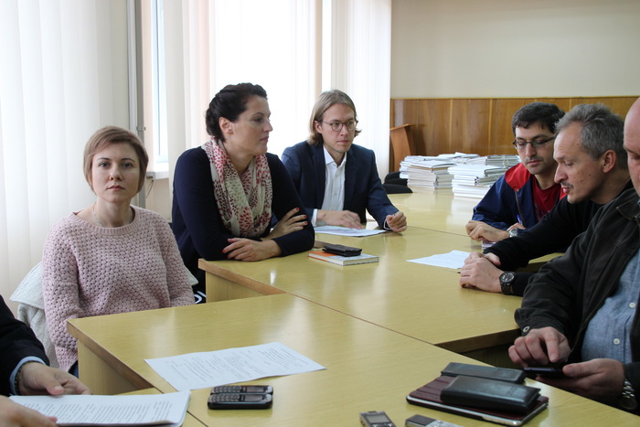 Встреча председателя ВрИК по проведению праймериз в ЛНР с международными наблюдателями, Луганск, 22 сентября 2016 года