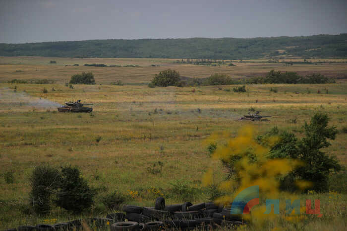 Плановое занятие танкового подразделения Народной милиции ЛНР, 25 июня 2018 года