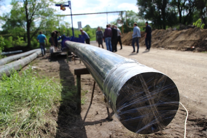Строительство газопровода Ирмино-Первомайск, 16 мая 2016 года