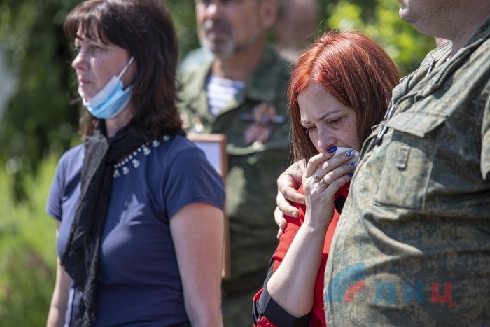 Церемония прощания с защитниками Республики, погибшими от рук украинских диверсантов, Кировск, 14 июня 2021 года